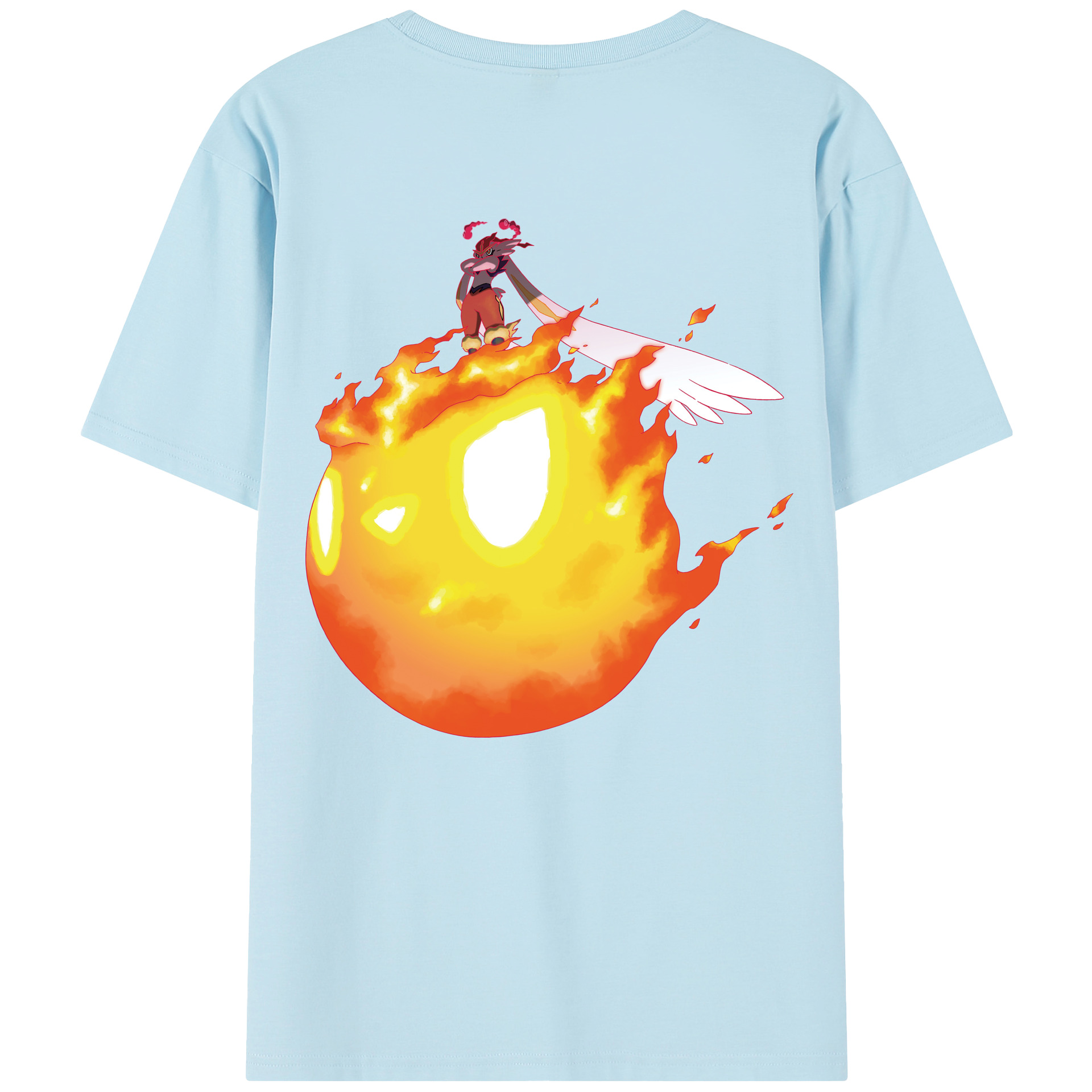 （画像用） ポケットモンスター Pokémon 綿100％半袖Tシャツ（背面プリント）